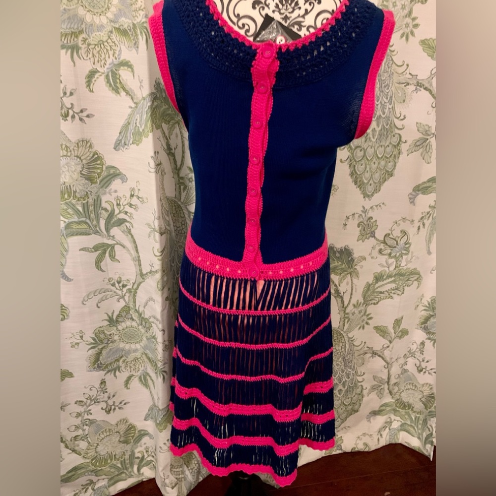 New with tags size M Nanette Lepore crochet dress with shift